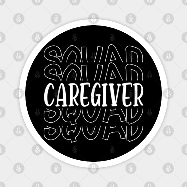 Caregiver Squad Magnet by Atelier Djeka